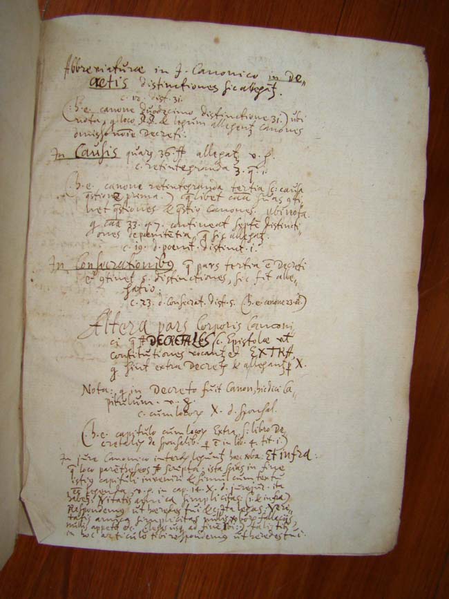 A RARE one-volume edition   of CORPUS JURIS CANONICI (The Body of Canon Law) published in 1661. — image 6